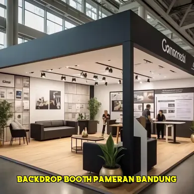 Backdrop Booth Pameran Bandung